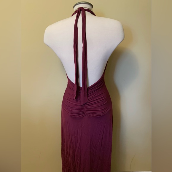 SEXY Vintage BCBG plunge neck Dress - Picture 5 of 8